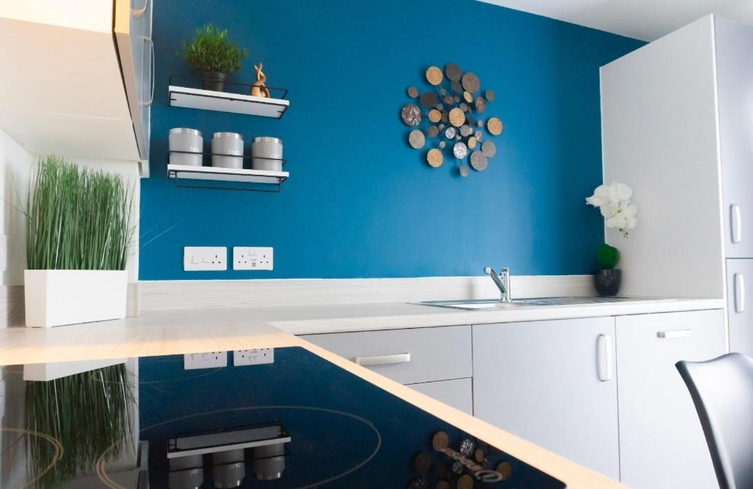 Villa Stylish House With Private Parking Glasgow Esterno foto