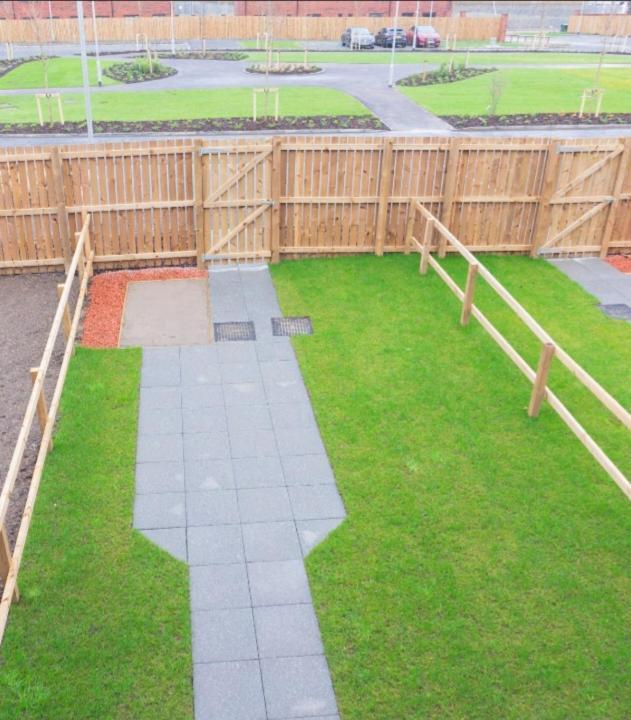 Villa Stylish House With Private Parking Glasgow Esterno foto