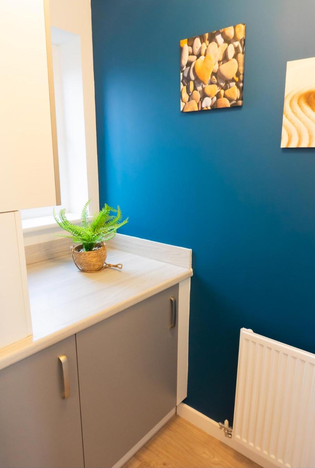 Villa Stylish House With Private Parking Glasgow Esterno foto
